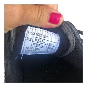 Thorogood Men’s Black Patent Leather ISO 9001 Certified No Slip‎ Work Shoes 8M